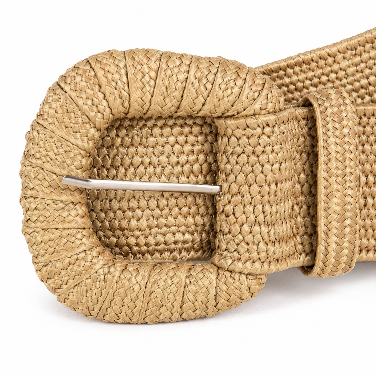 Ceinture Tressée en Fibre Naturelle pour Femme