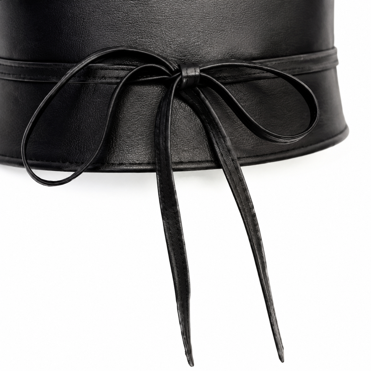 Ceinture Large Femme avec Finition Satinée à Nouer