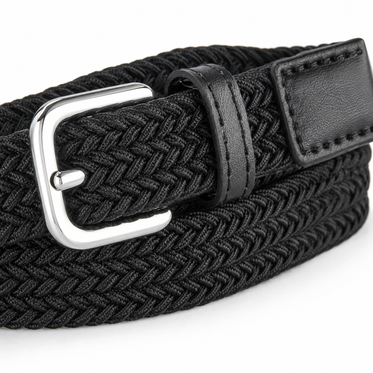 Ceinture Tressée Ajustable et Élastique pour Enfant