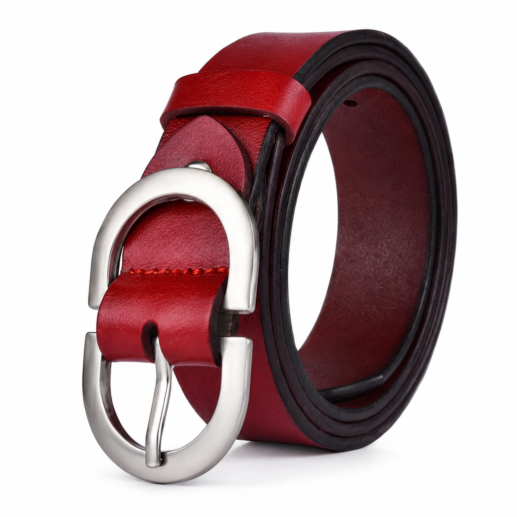 Ceinture classique en cuir pour femme | Luna