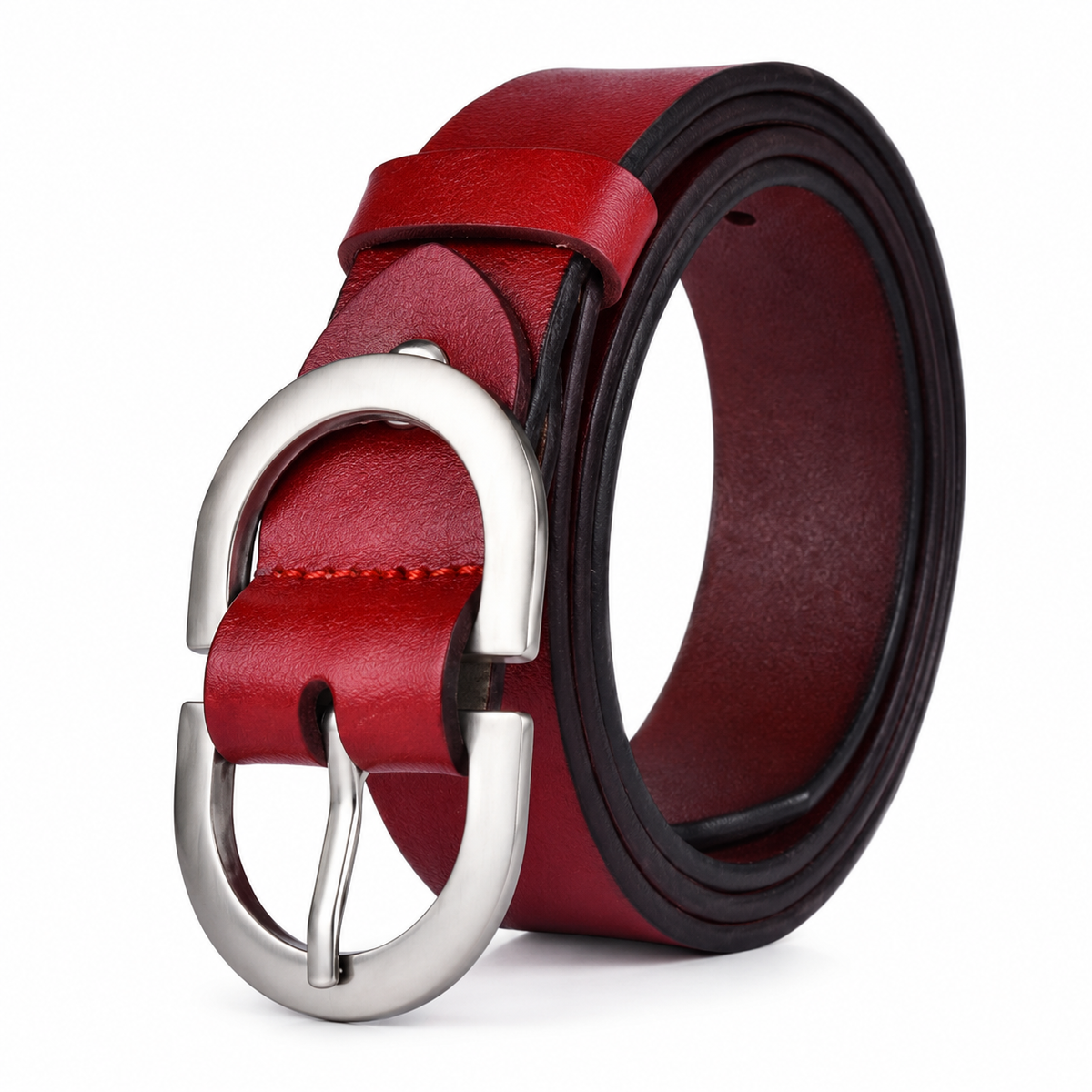 Ceinture classique en cuir pour femme | Luna