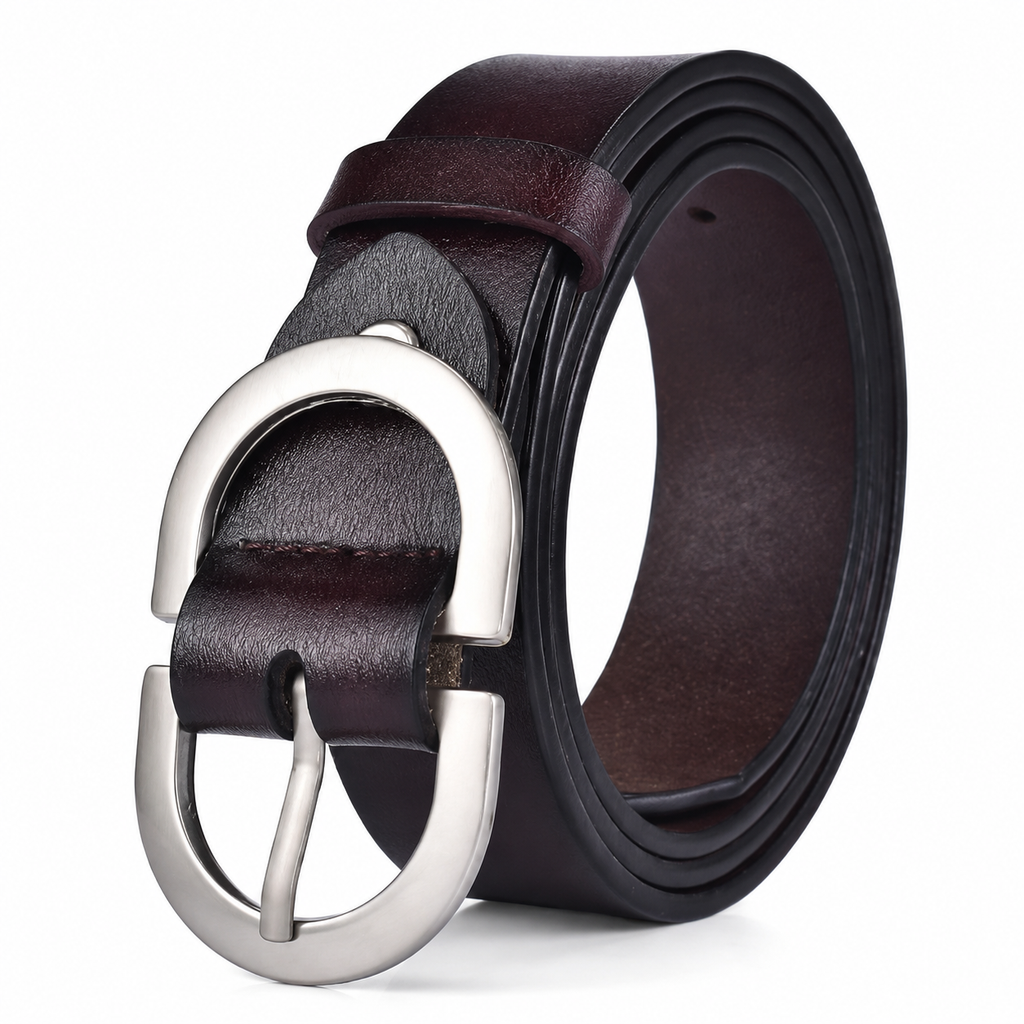 Ceinture classique en cuir pour femme | Luna