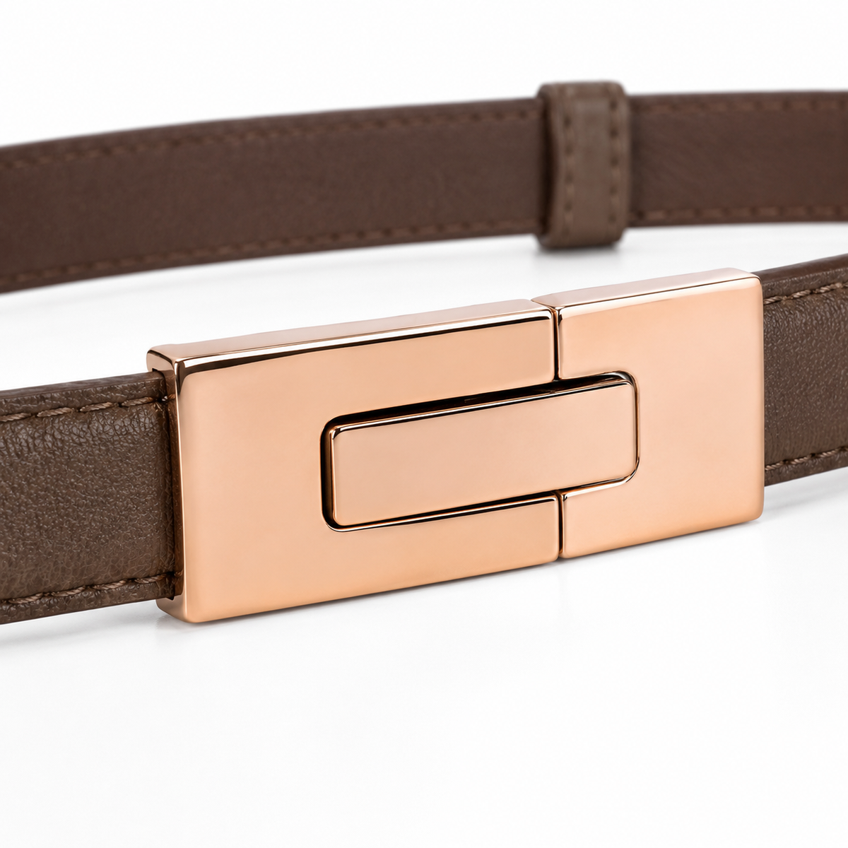 Ceinture Fine Elégante en Cuir pour Femme | Iris