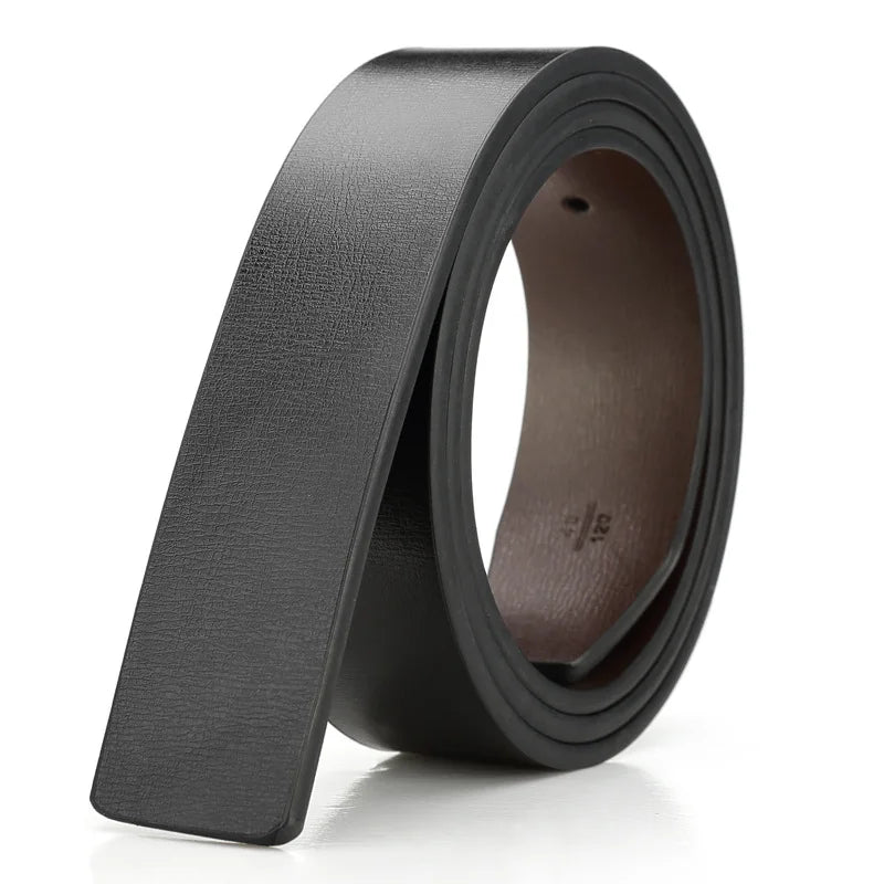Ceinture Réversible en Cuir Sans Boucle Pour Homme