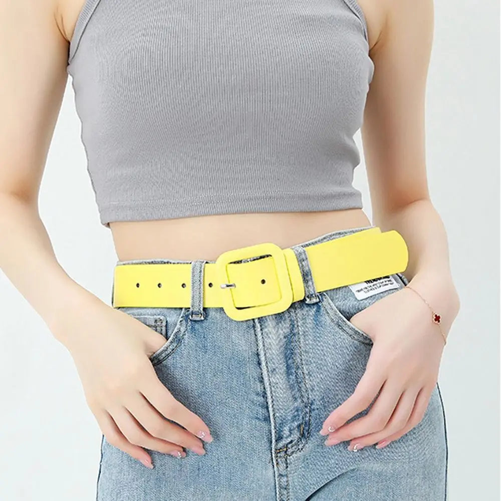 Ceinture Femme Large Design Épuré