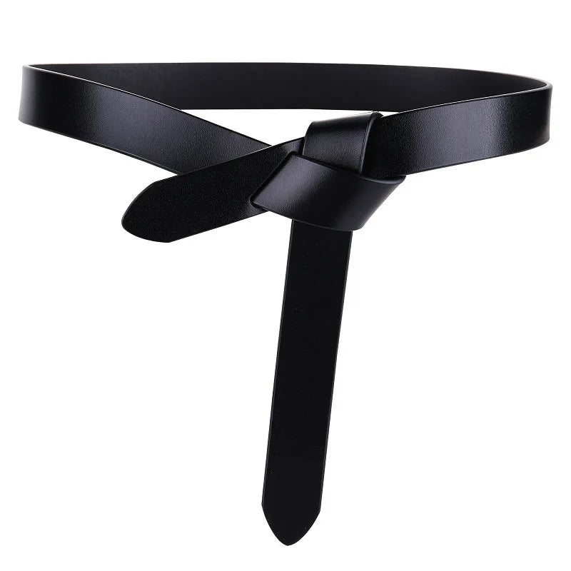 Ceinture à Nouer Robe Femme - Cuir Véritable