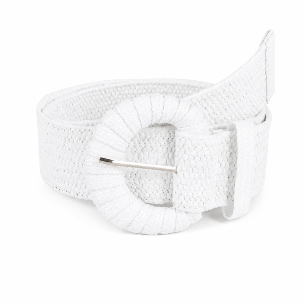 Ceinture Tressée en Fibre Naturelle pour Femme