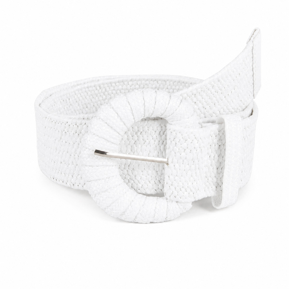 Ceinture Tressée en Fibre Naturelle pour Femme