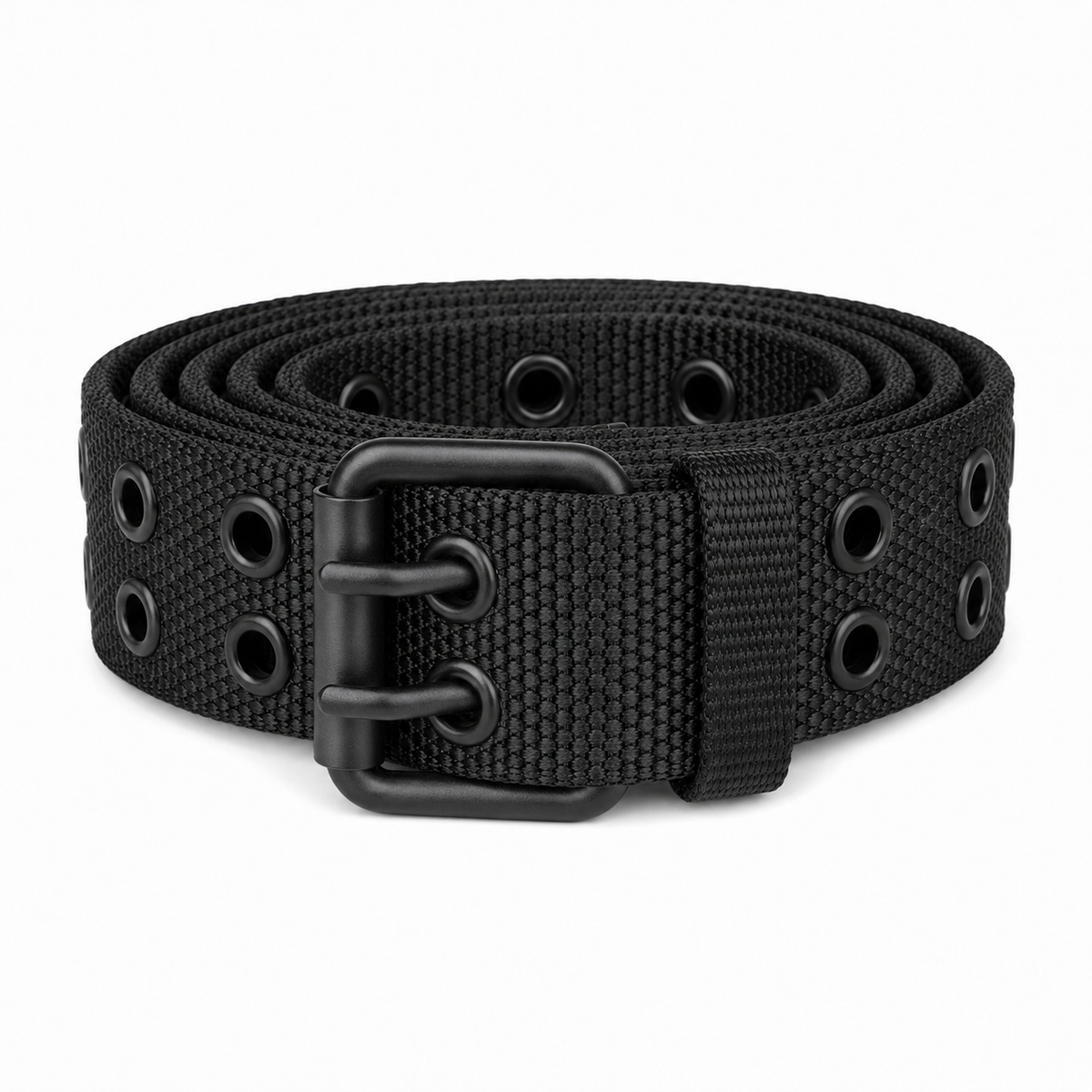 Ceinture Militaire Homme avec Boucle Double Ardillon Robuste