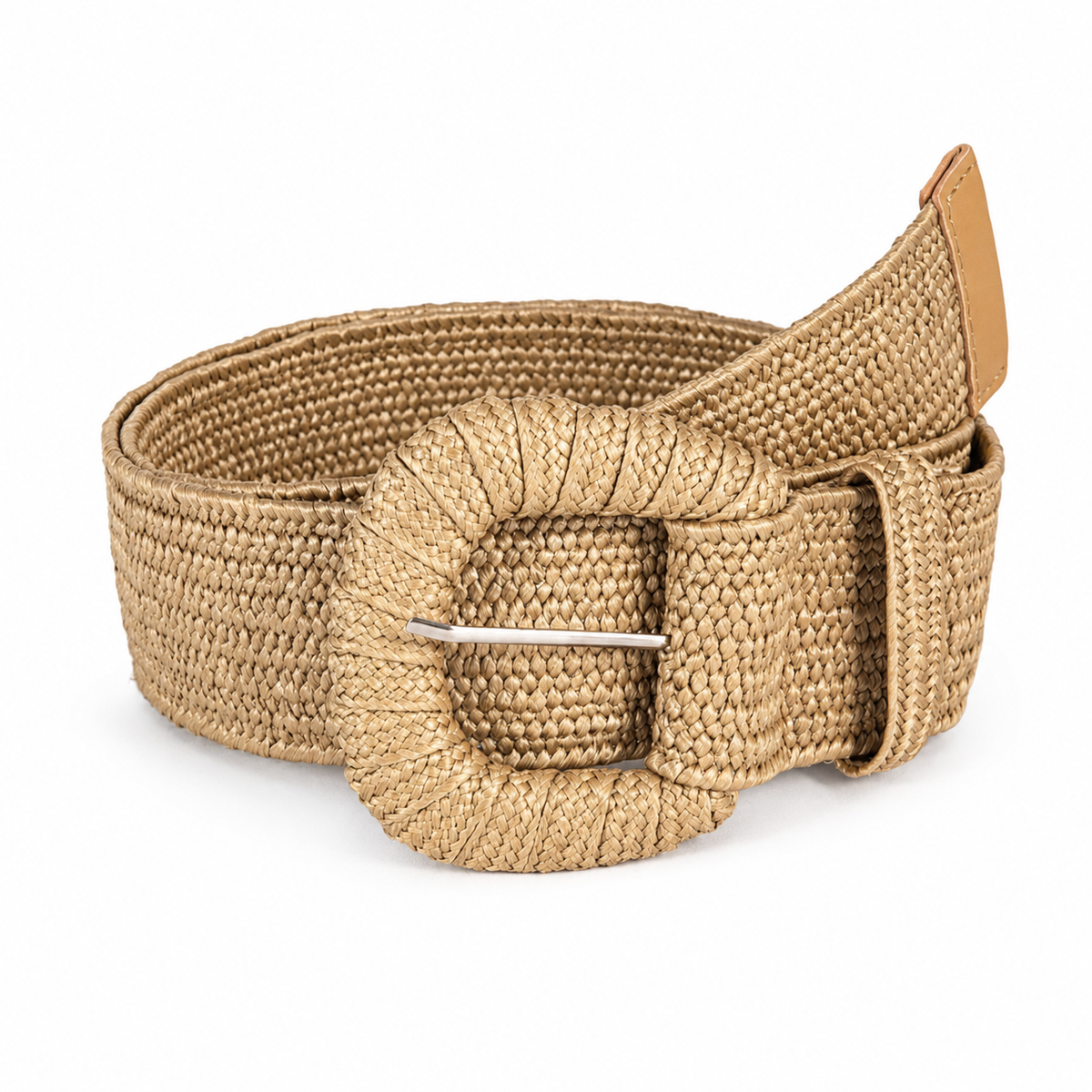 Ceinture Tressée en Fibre Naturelle pour Femme