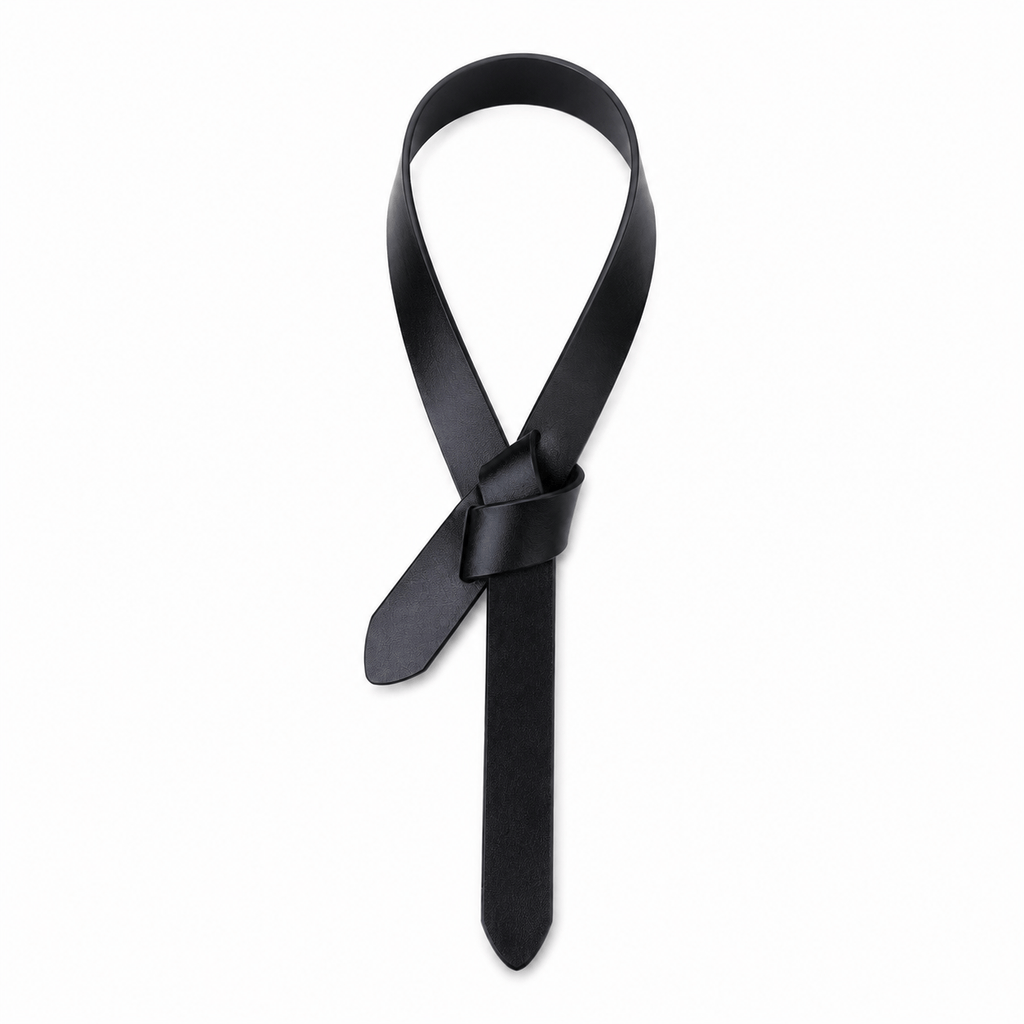 Ceinture Prestige Ceinture à Nouer Robe Femme - Cuir Véritable | Modèle Valentine