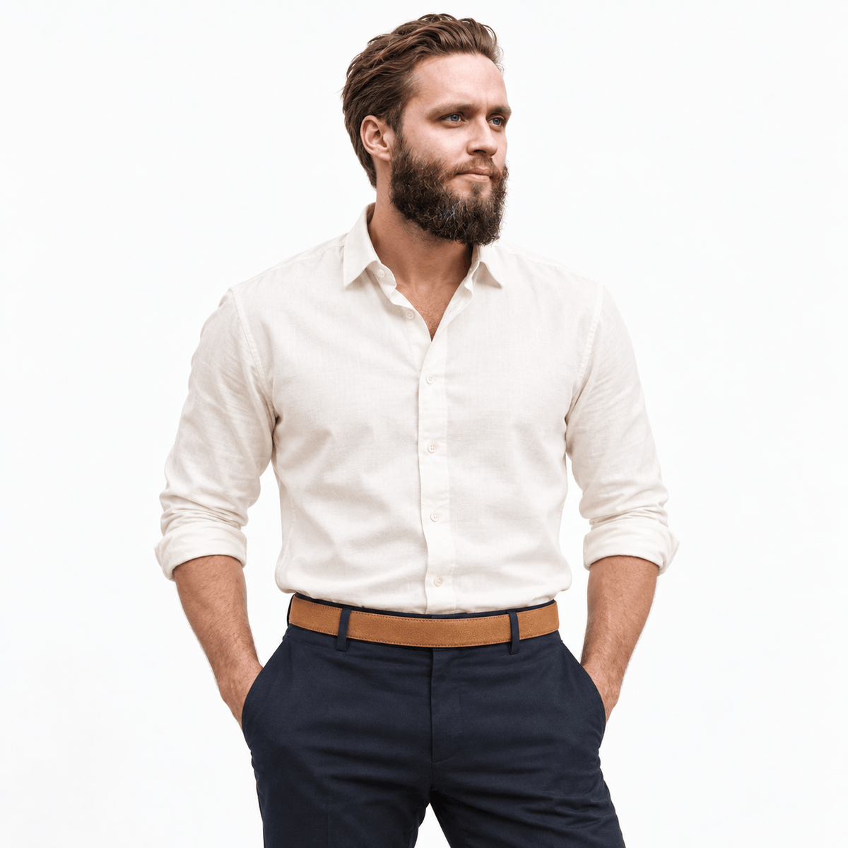 Ceinture Prestige Ceinture Automatique Sans Boucle en Cuir | Modèle Slim