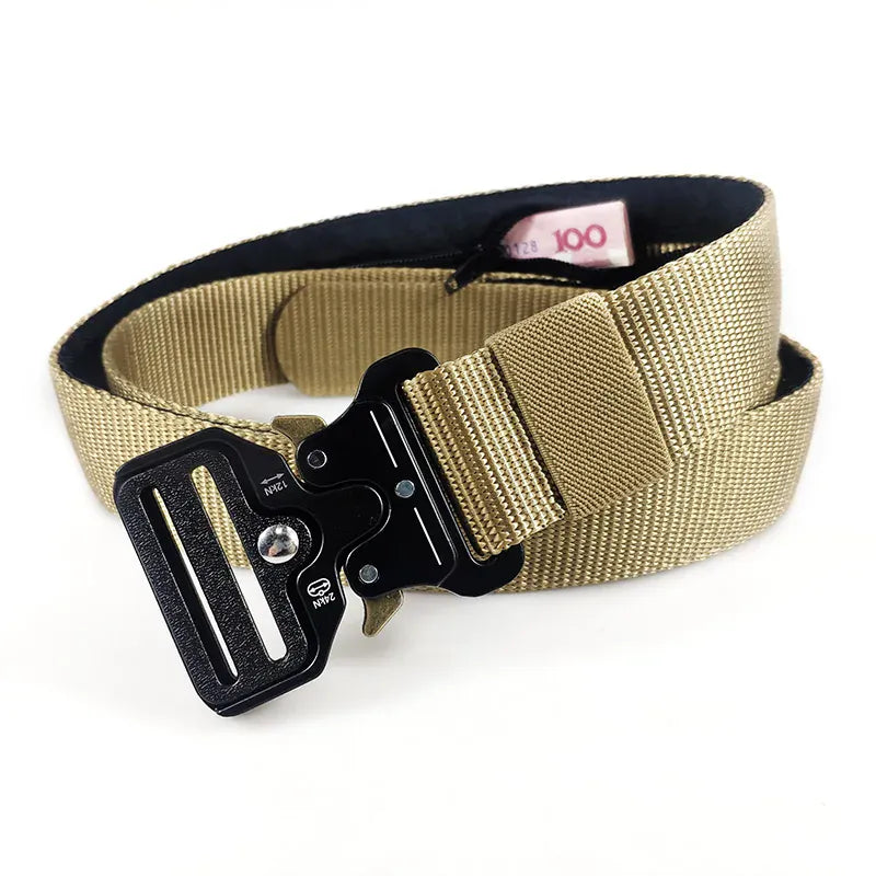 Ceinture Prestige Ceinture Cache Billets Tactique avec Compartiment Zippé | Modèle Rex