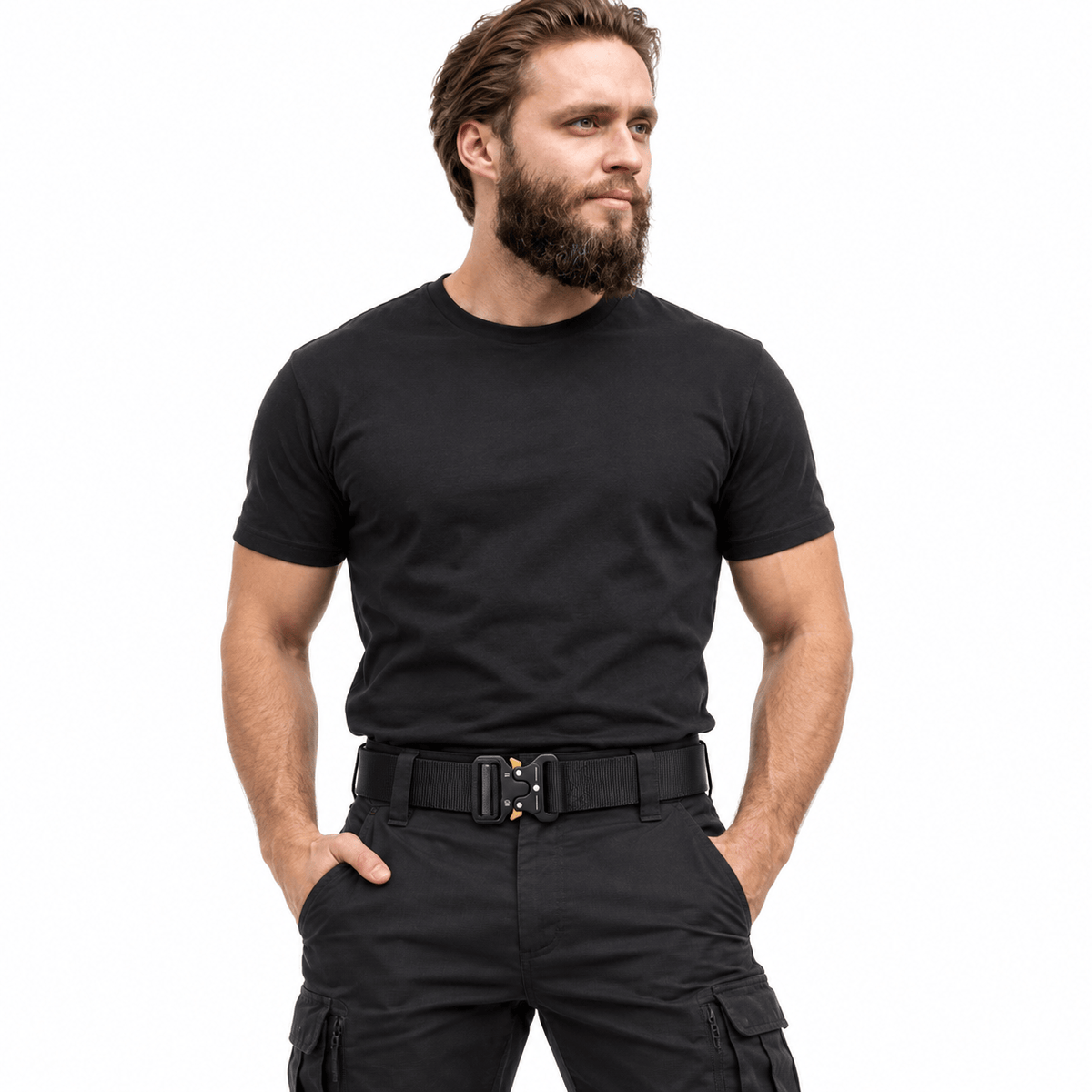 Ceinture Prestige Ceinture Cache Billets Tactique avec Compartiment Zippé | Modèle Rex