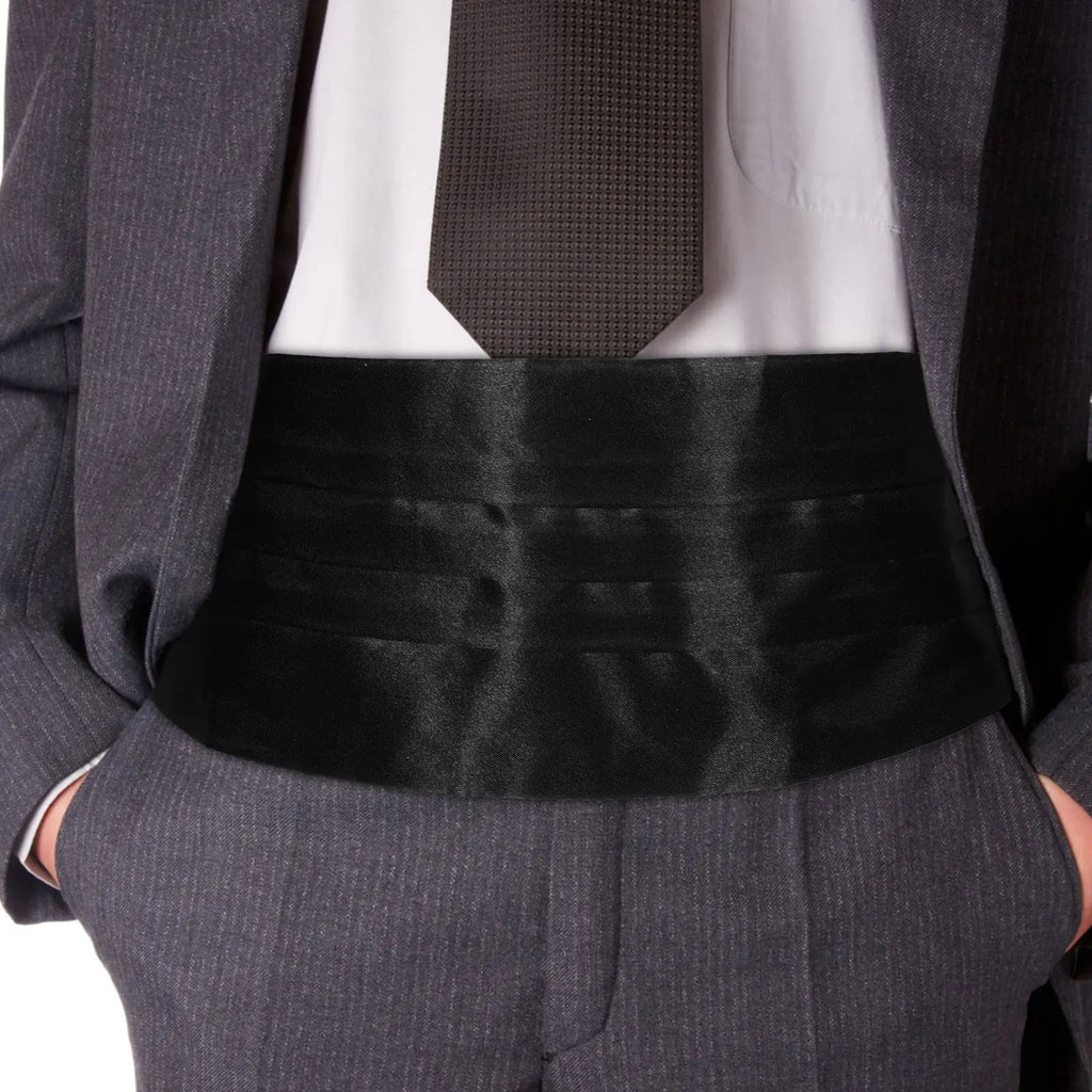 Ceinture Prestige Ceinture de Smoking Soie Homme 14 cm Attache Rapide