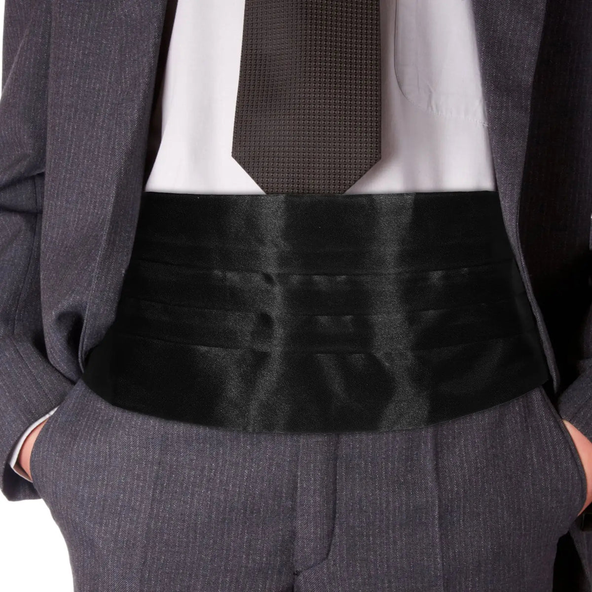Ceinture Prestige Ceinture de Smoking Soie Homme 14 cm Attache Rapide