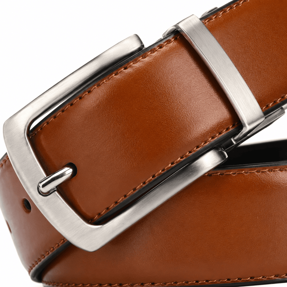 Ceinture Prestige Ceinture en Cuir avec Boucle Rotative pour Homme | Modèle Axel