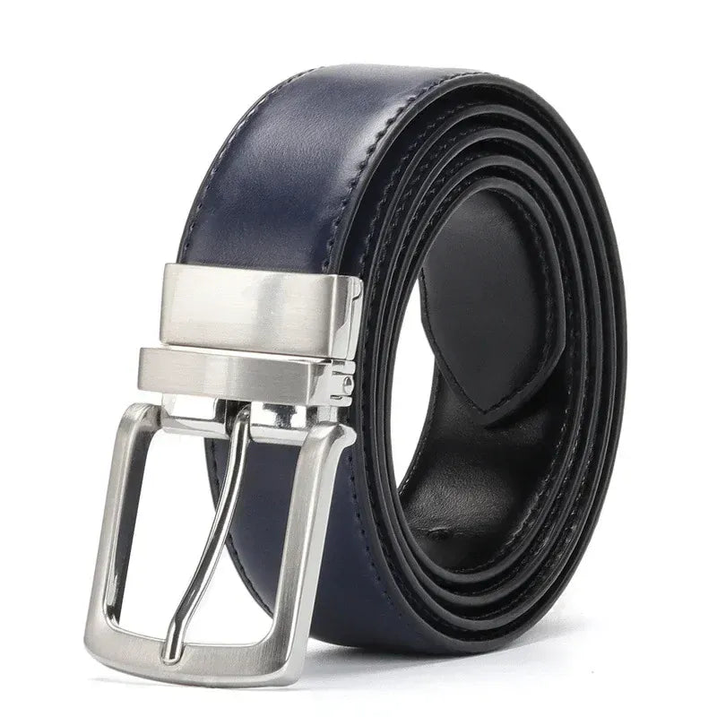 Ceinture Prestige Ceinture en Cuir avec Boucle Rotative pour Homme | Modèle Axel