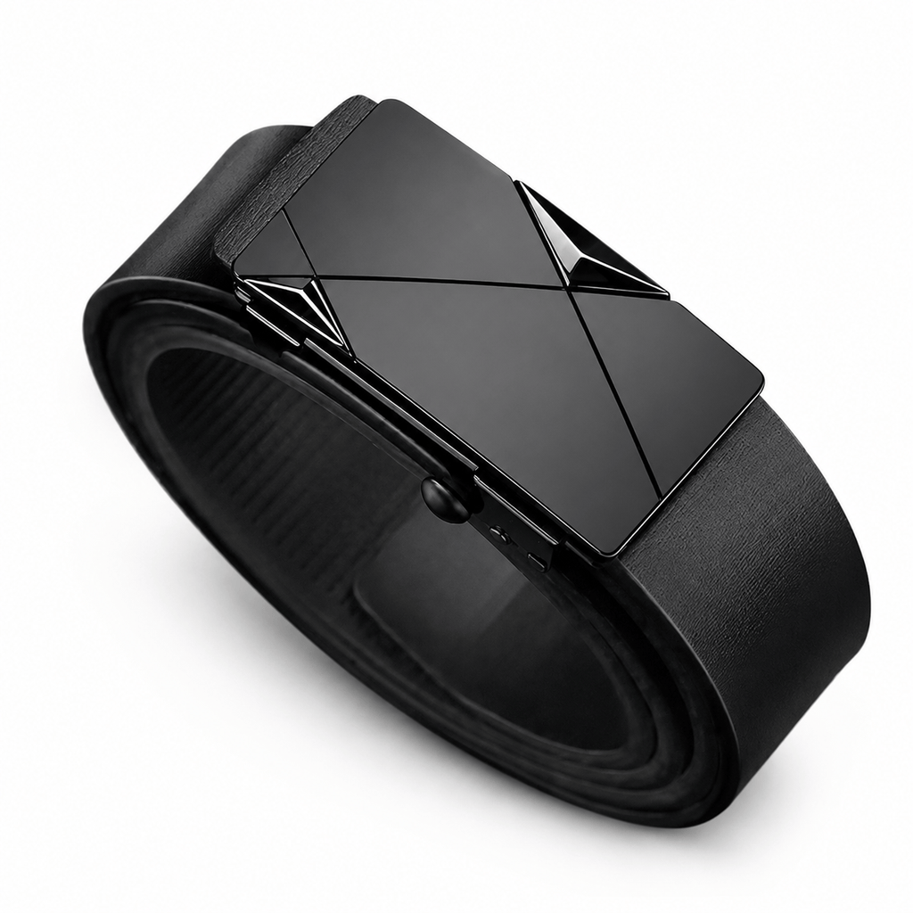 Ceinture Prestige Ceinture en cuir pour homme - Boucle automatique | Modèle Rocky