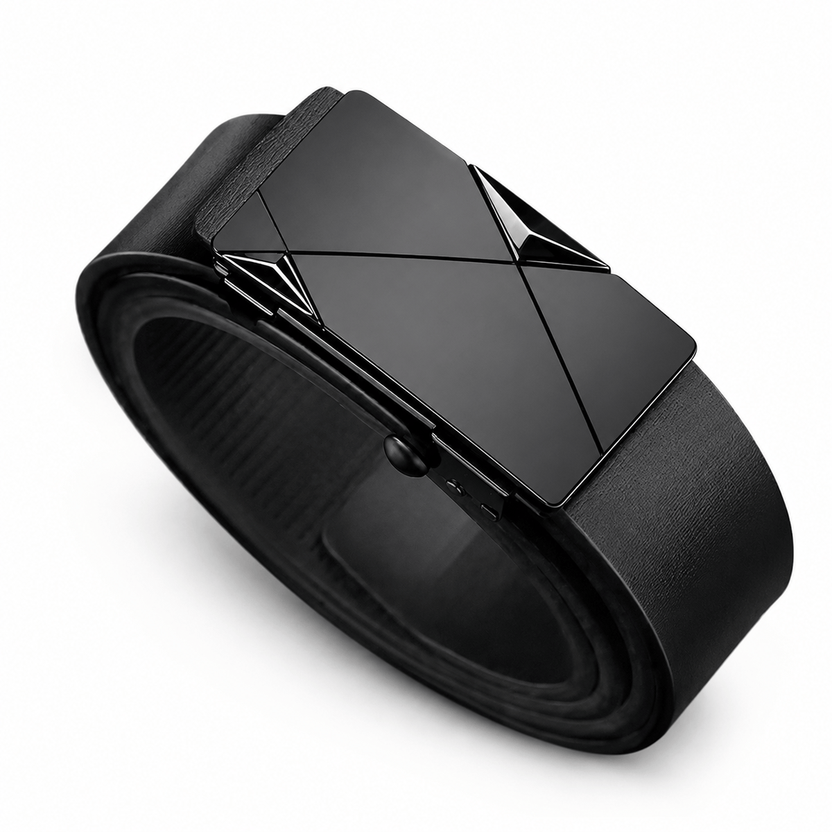 Ceinture Prestige Ceinture en cuir pour homme - Boucle automatique | Modèle Rocky