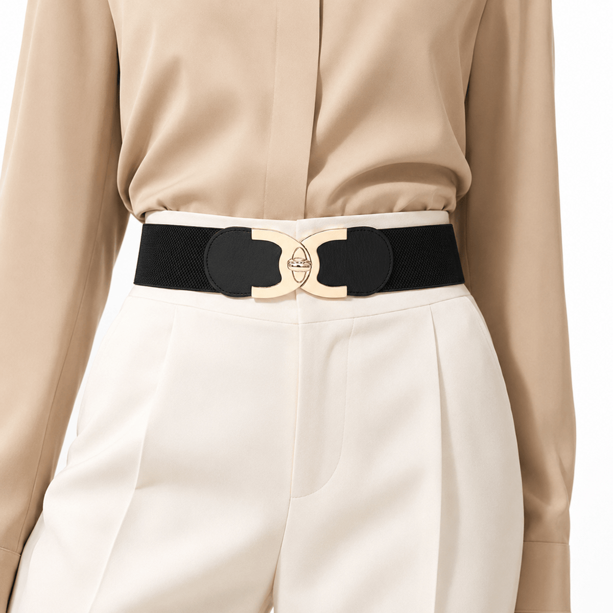 Ceinture Prestige Ceinture Femme Élastique et Large avec Maintien Confortable | Modèle Louna