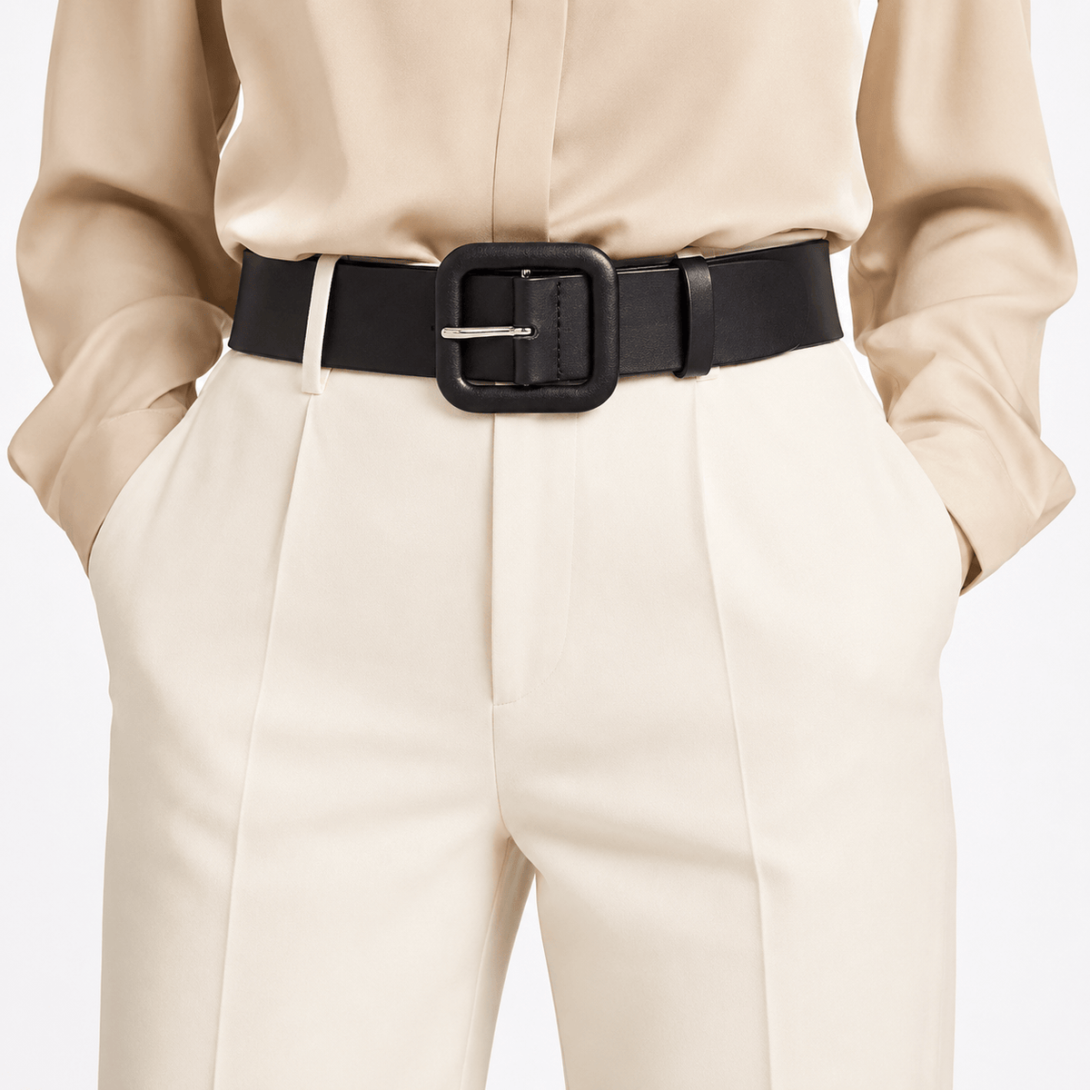 Ceinture Prestige Ceinture Femme Large Design Épuré | Modèle Margaux