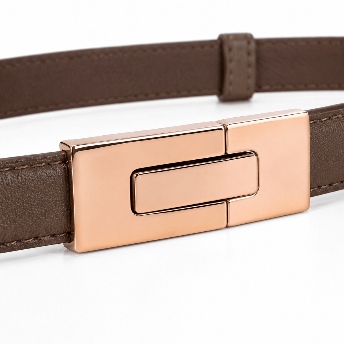 Ceinture Prestige Ceinture Fine Elégante en Cuir pour Femme | Modèle Iris
