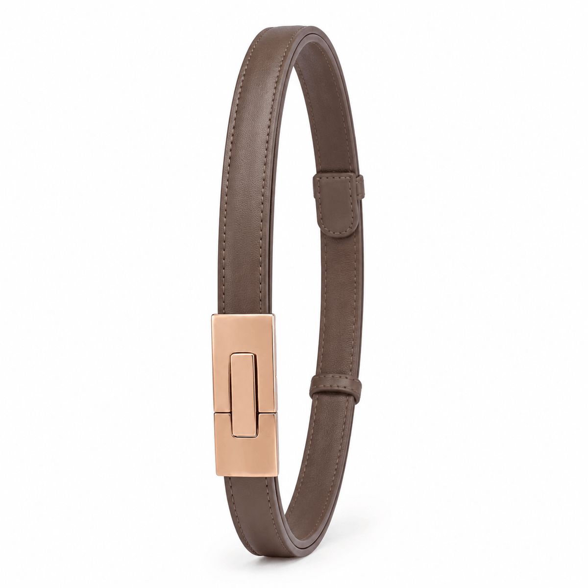 Ceinture Prestige Ceinture Fine Elégante en Cuir pour Femme | Modèle Iris