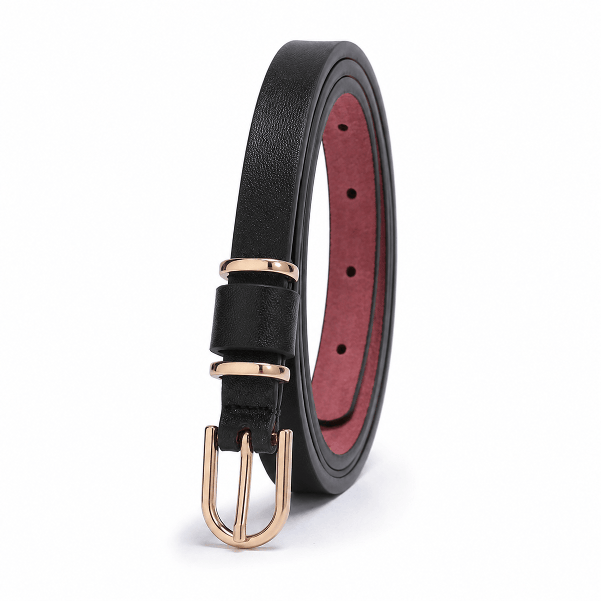 Ceinture Prestige Ceinture Fine en Cuir Femme pour Robes et Jupes | Modèle Juliette