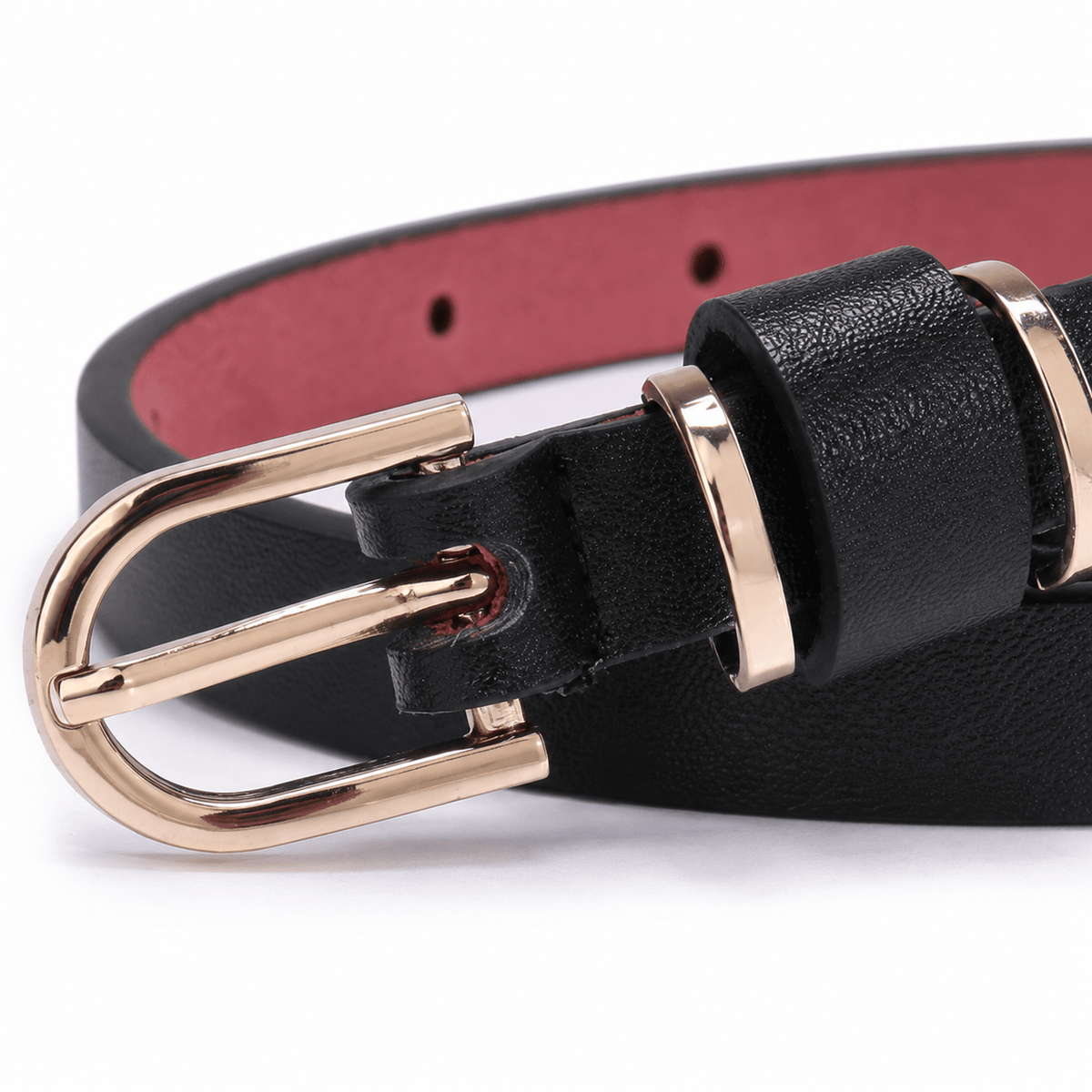 Ceinture Prestige Ceinture Fine en Cuir Femme pour Robes et Jupes | Modèle Juliette