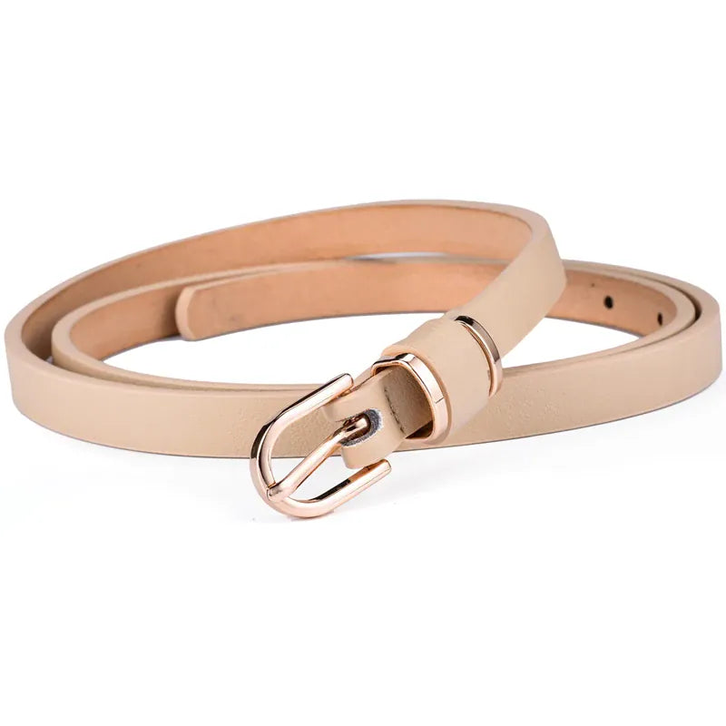 Ceinture Prestige Ceinture Fine en Cuir Femme pour Robes et Jupes | Modèle Juliette