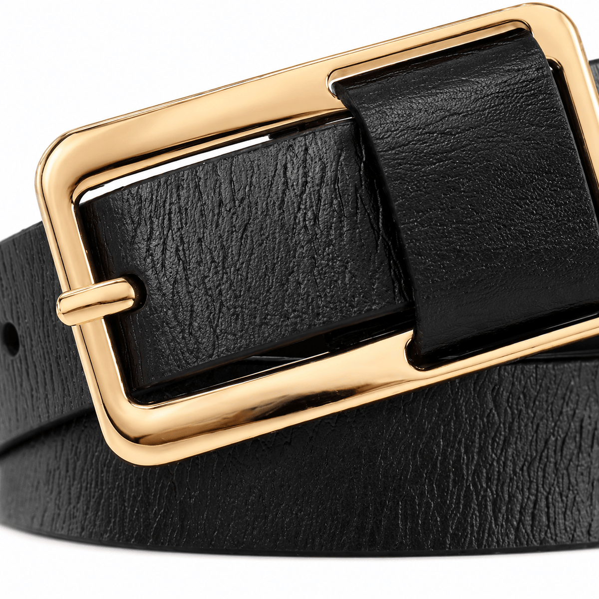 Ceinture Prestige Ceinture Fine Femme en Cuir avec Boucle chic | Modèle Capucine