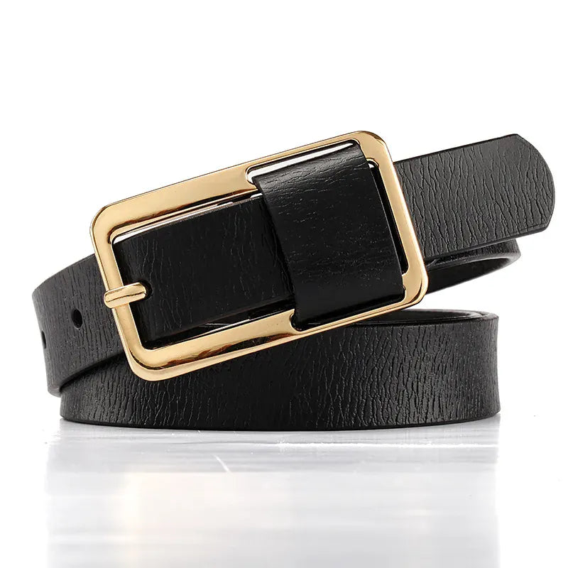 Ceinture Prestige Ceinture Fine Femme en Cuir avec Boucle chic | Modèle Capucine