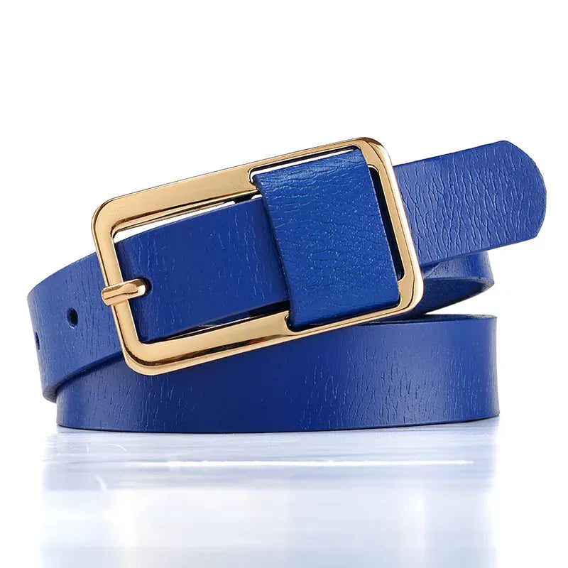 Ceinture Prestige Ceinture Fine Femme en Cuir avec Boucle chic | Modèle Capucine