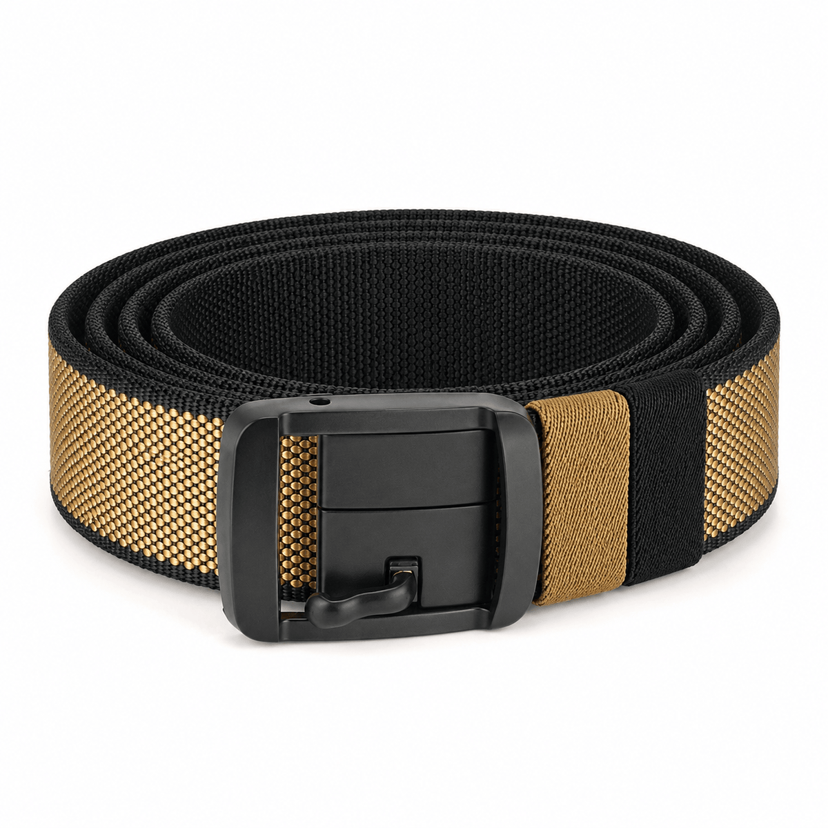 Ceinture Prestige Ceinture Homme Réversible avec Toile en Nylon et Boucle Rotative | Modèle Ranger