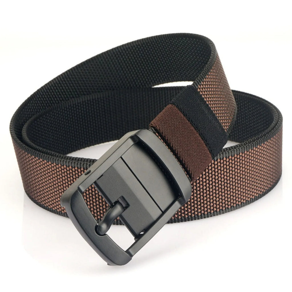 Ceinture Prestige Ceinture Homme Réversible avec Toile en Nylon et Boucle Rotative | Modèle Ranger