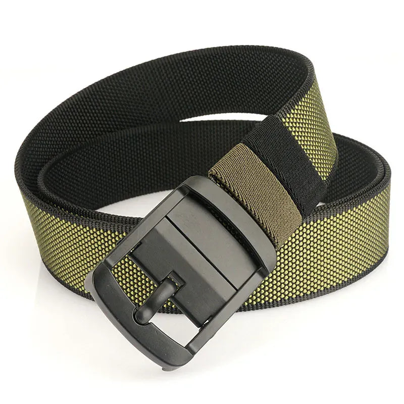 Ceinture Prestige Ceinture Homme Réversible avec Toile en Nylon et Boucle Rotative | Modèle Ranger