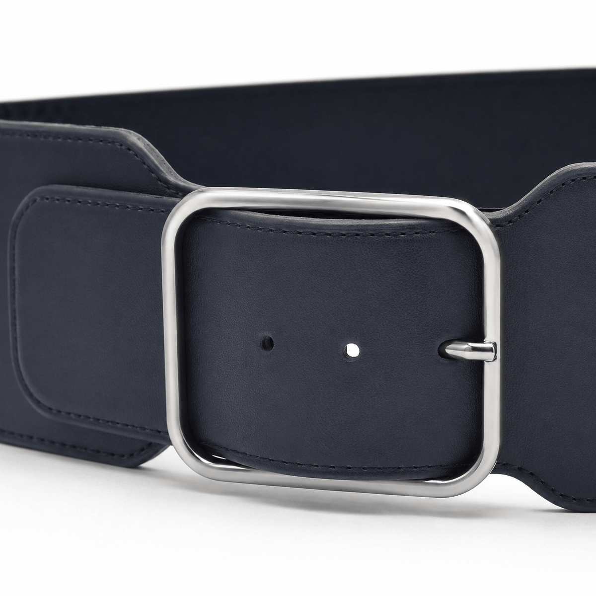 Ceinture Prestige Ceinture Large Élastique Femme Taille Haute Boucle Dorée | Modèle Lora