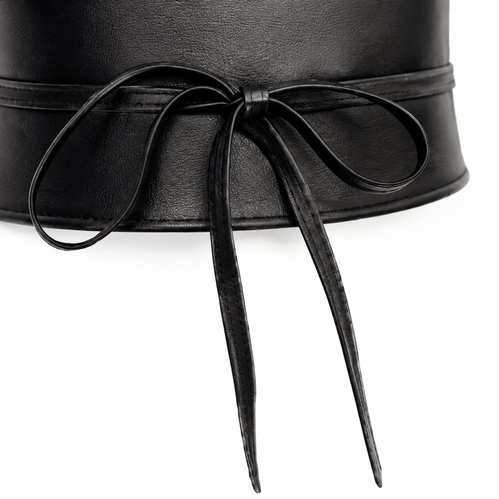 Ceinture Prestige Ceinture Large Femme avec Finition Satinée à Nouer | Modèle Romy
