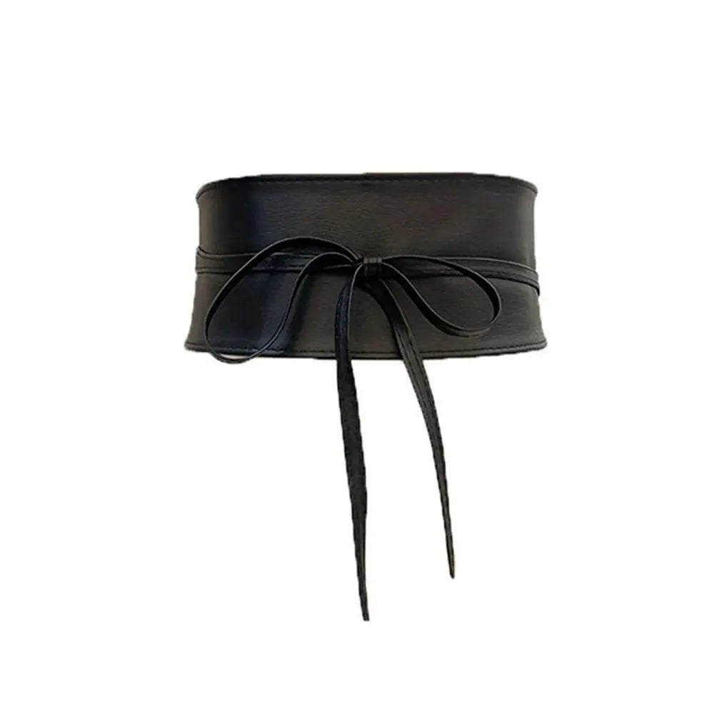 Ceinture Prestige Ceinture Large Femme avec Finition Satinée à Nouer | Modèle Romy