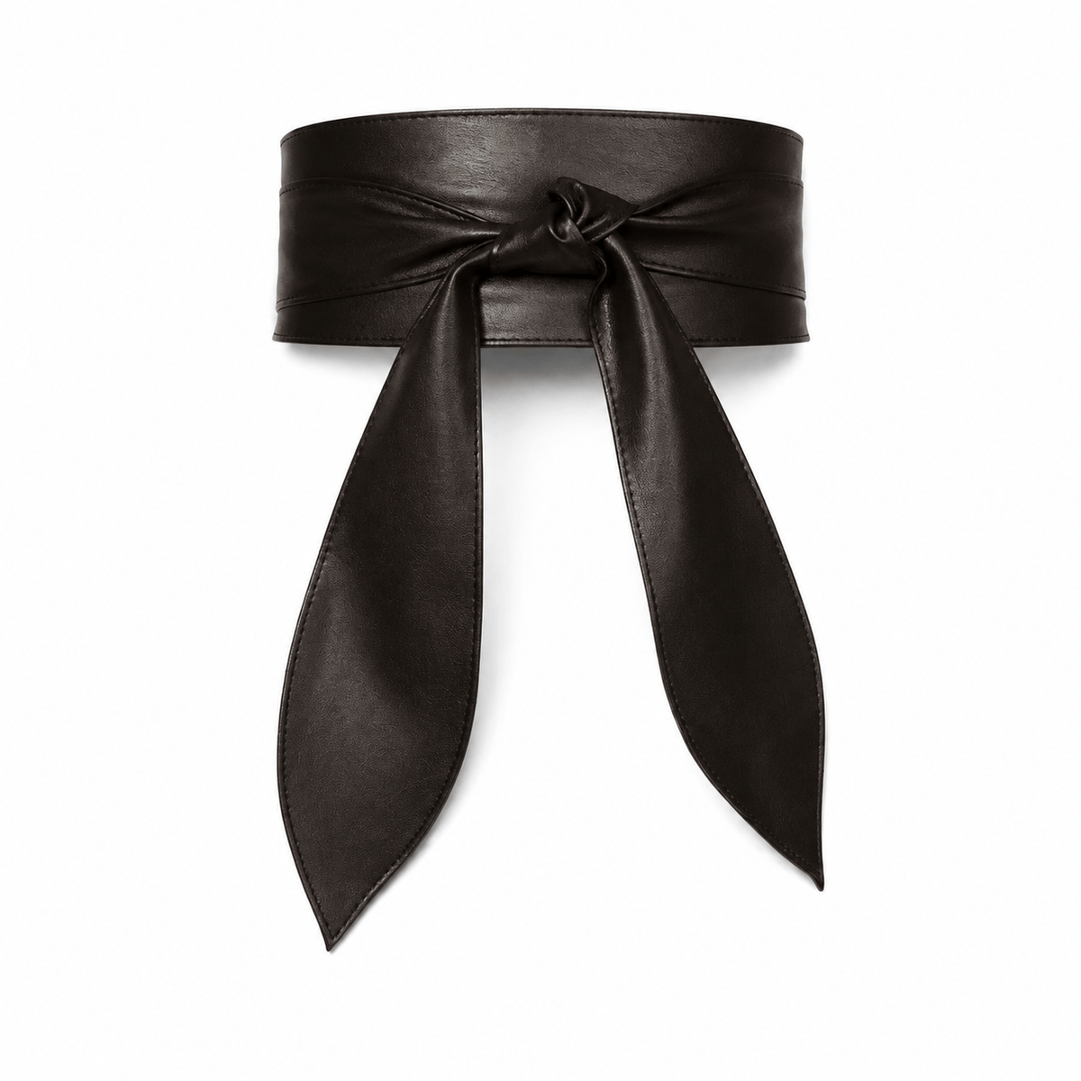 Ceinture Prestige Ceinture Large Simili Vegan à Nouer Sans Boucle Femme