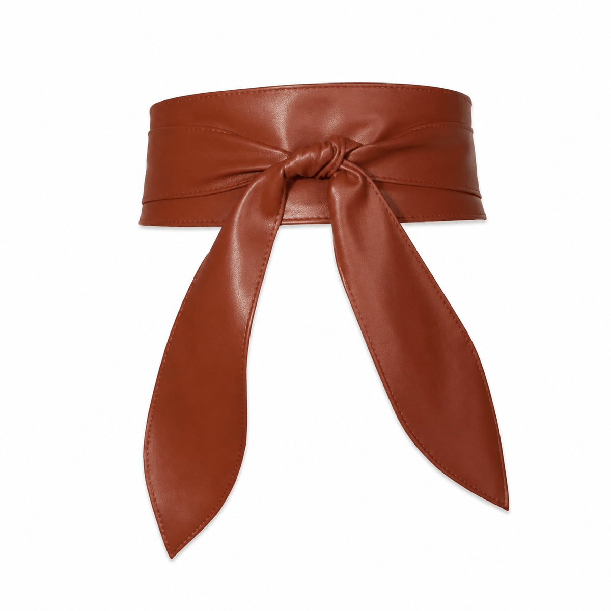 Ceinture Prestige Ceinture Large Simili Vegan à Nouer Sans Boucle Femme