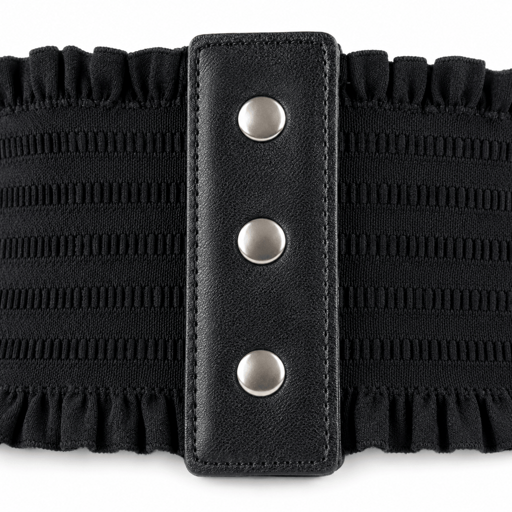 Ceinture Prestige Ceinture Large Tissu Élastique Lisse Femme Taille Haute | Modèle Soral