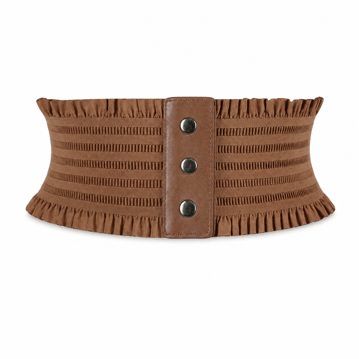 Ceinture Prestige Ceinture Large Tissu Élastique Lisse Femme Taille Haute | Modèle Soral