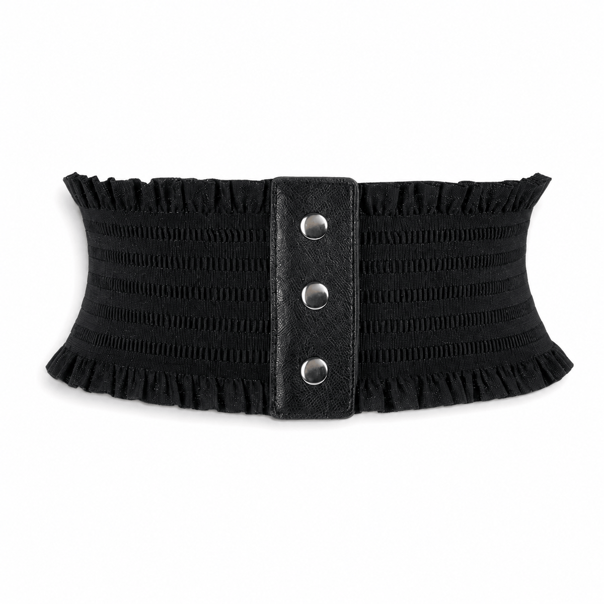 Ceinture Prestige Ceinture Large Tissu Élastique Lisse Femme Taille Haute | Modèle Soral