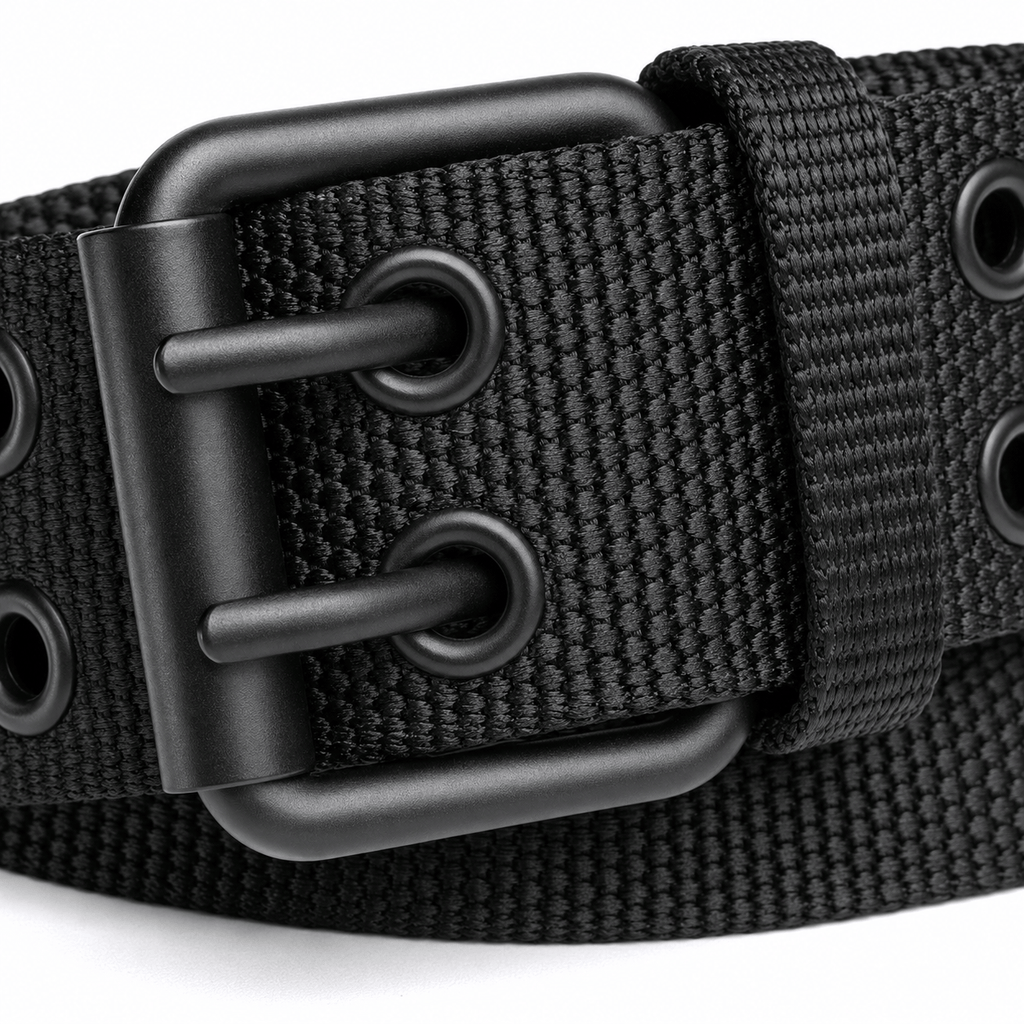 Ceinture Prestige Ceinture Militaire Homme avec Boucle Double Ardillon Robuste | Modèle Maverick