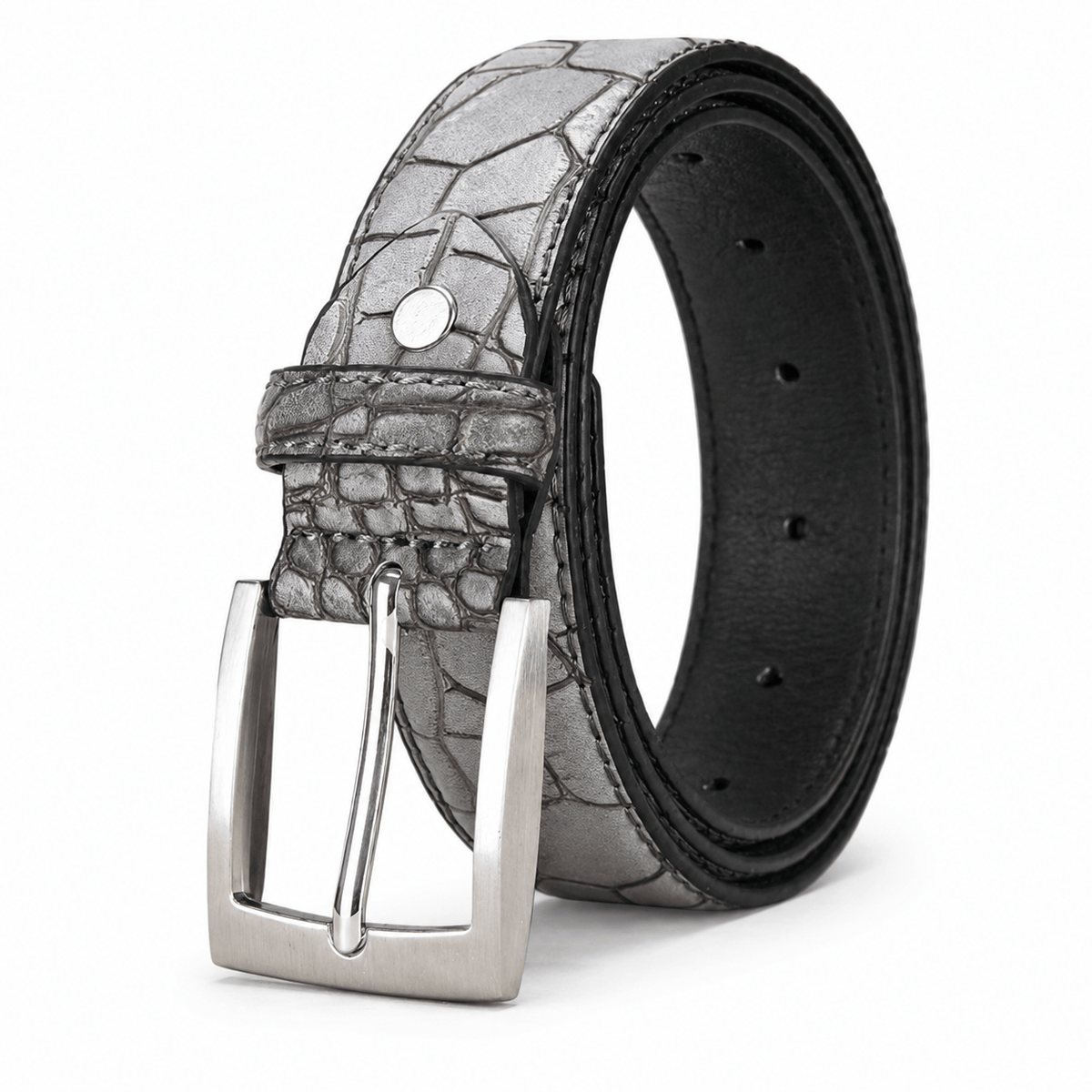 Ceinture Prestige Ceinture Motif Crocodile | Modèle Nile