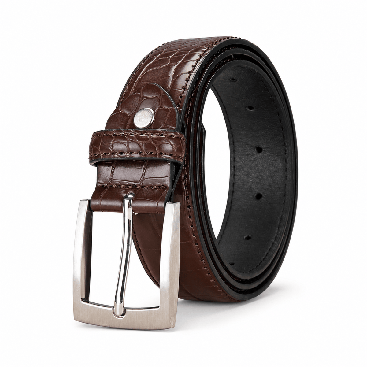 Ceinture Prestige Ceinture Motif Crocodile | Modèle Nile