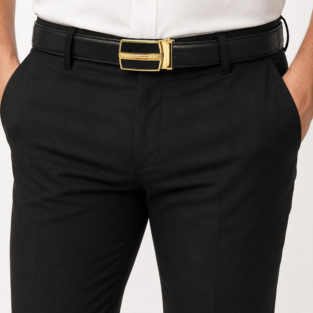 Ceinture Prestige Ceinture Réversible en Cuir avec Boucle Automatique pour Homme | Modèle Victor
