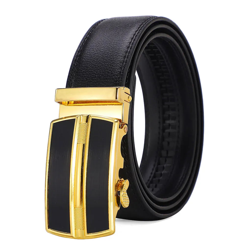 Ceinture Prestige Ceinture Réversible en Cuir avec Boucle Automatique pour Homme | Modèle Victor